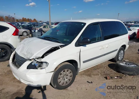 2006 Chrysler Town & Country z USA, uszkodzony, nr VIN 1A4GP45R56B758237